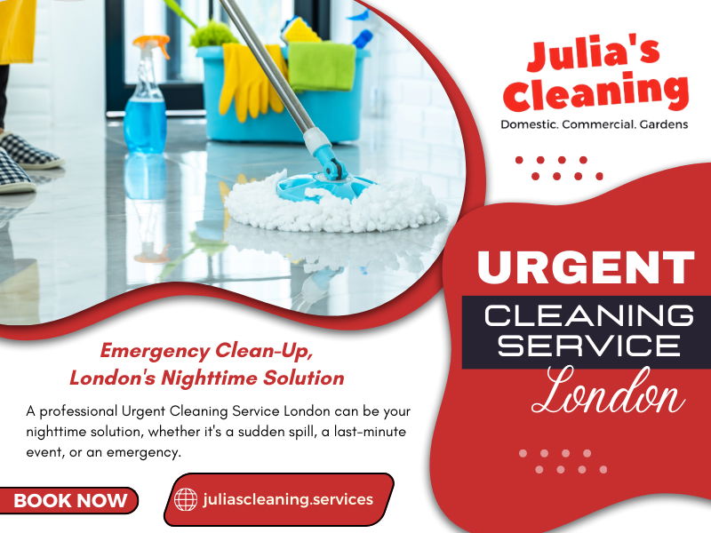 Urgent Cleaning Service London
