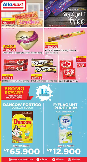 Promo ALFAMART Terbaru Special Valentine Periode 14 - 15 Februari 2018