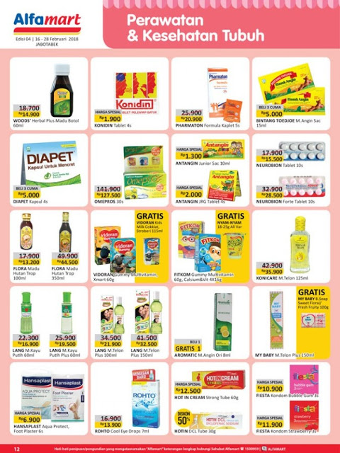 Katalog ALFAMART Promo ALFAMART Terbaru Periode 16 - 28 Februari 2018