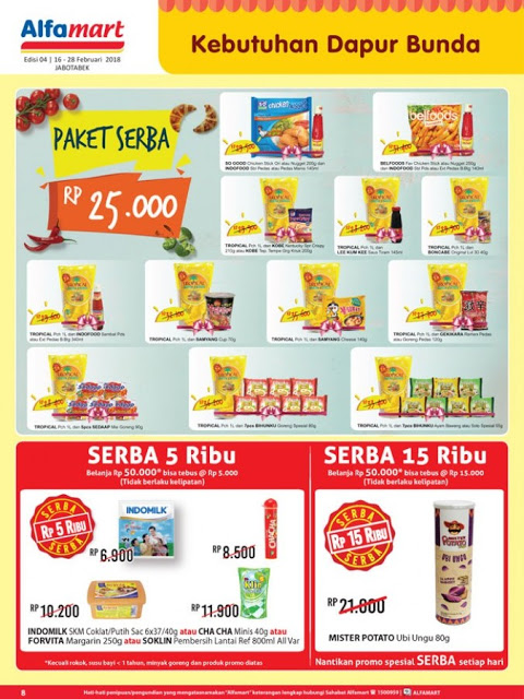 Katalog ALFAMART Promo ALFAMART Terbaru Periode 16 - 28 Februari 2018