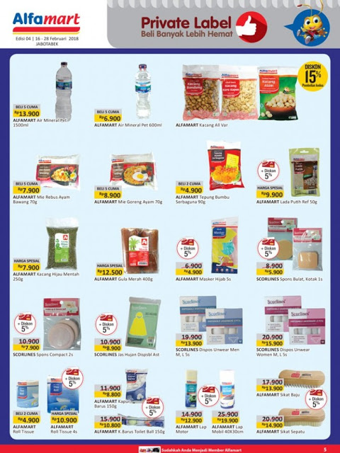Katalog ALFAMART Promo ALFAMART Terbaru Periode 16 - 28 Februari 2018