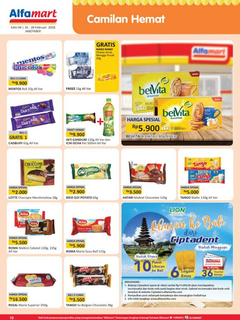 Katalog ALFAMART Promo ALFAMART Terbaru Periode 16 - 28 Februari 2018