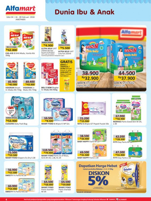 Katalog ALFAMART Promo ALFAMART Terbaru Periode 16 - 28 Februari 2018