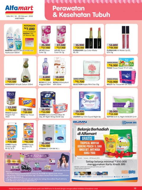 Katalog ALFAMART Promo ALFAMART Terbaru Periode 16 - 28 Februari 2018