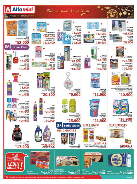 Katalog ALFAMIDI Promo ALFAMIDI Terbaru Periode 16 - 28 Februari 2018