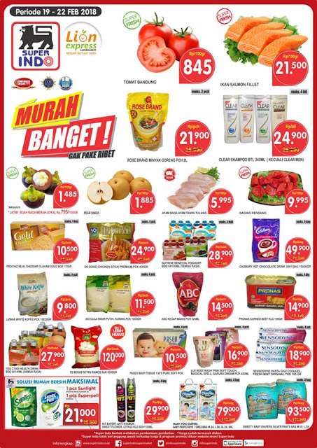 Katalog SUPERINDO Promo SUPERINDO Weekday Periode 19 - 22 Februari 2018
