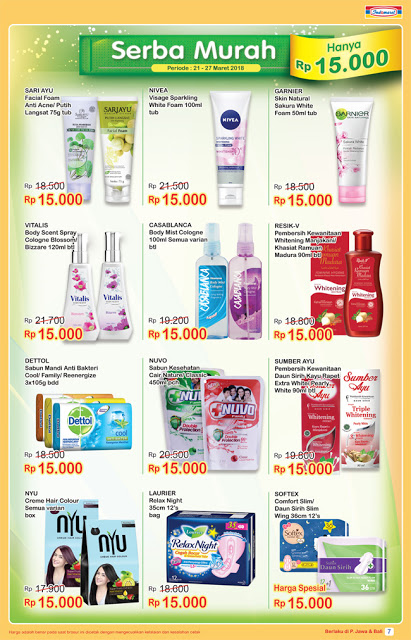 Katalog Harga Promo INDOMARET Super Hemat 21 - 27 Maret 2018