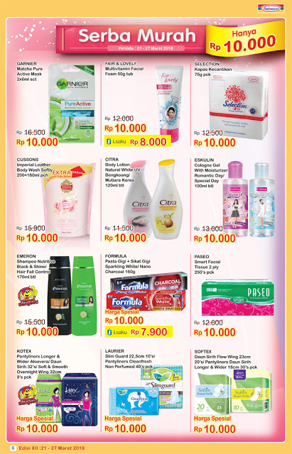 Katalog Harga Promo INDOMARET Super Hemat 21 - 27 Maret 2018