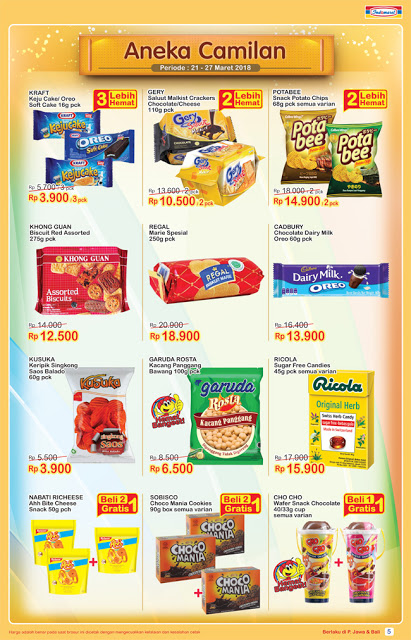 Katalog Harga Promo INDOMARET Super Hemat 21 - 27 Maret 2018