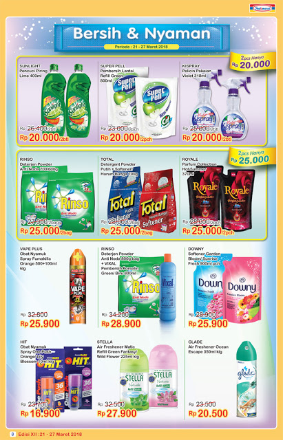 Katalog Harga Promo INDOMARET Super Hemat 21 - 27 Maret 2018