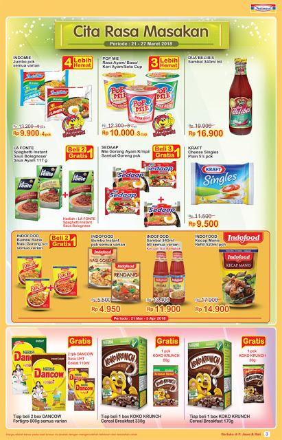 Katalog Harga Promo INDOMARET Super Hemat 21 - 27 Maret 2018