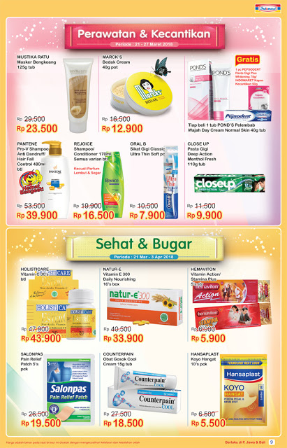 Katalog Harga Promo INDOMARET Super Hemat 21 - 27 Maret 2018