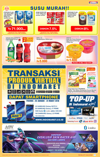 Katalog Harga Promo INDOMARET Super Hemat 21 - 27 Maret 2018