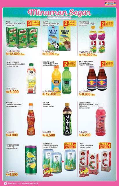 Katalog INDOMARET Promo INDOMARET Periode 14 - 20 Februari 2018