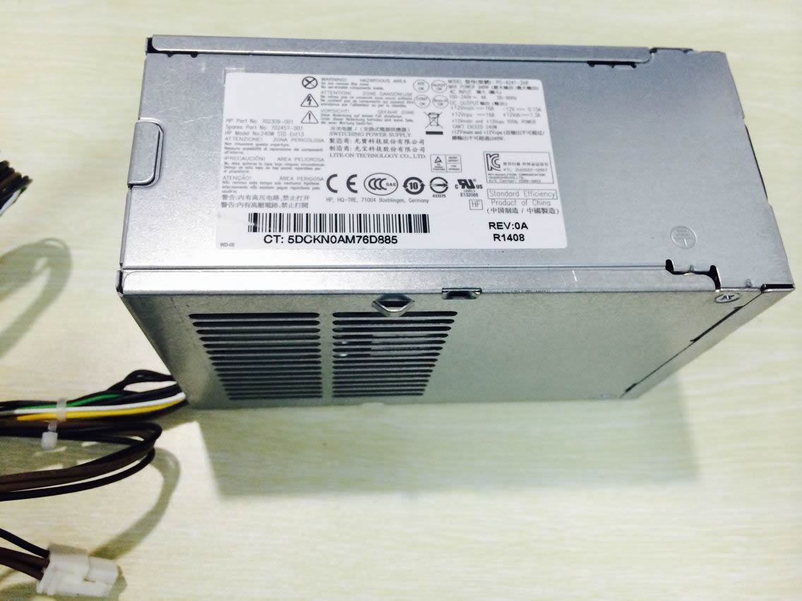 LAPTOP ADAPTER FÜR HP 702307-001, +12Vmain == 16A -12V == 0.15A