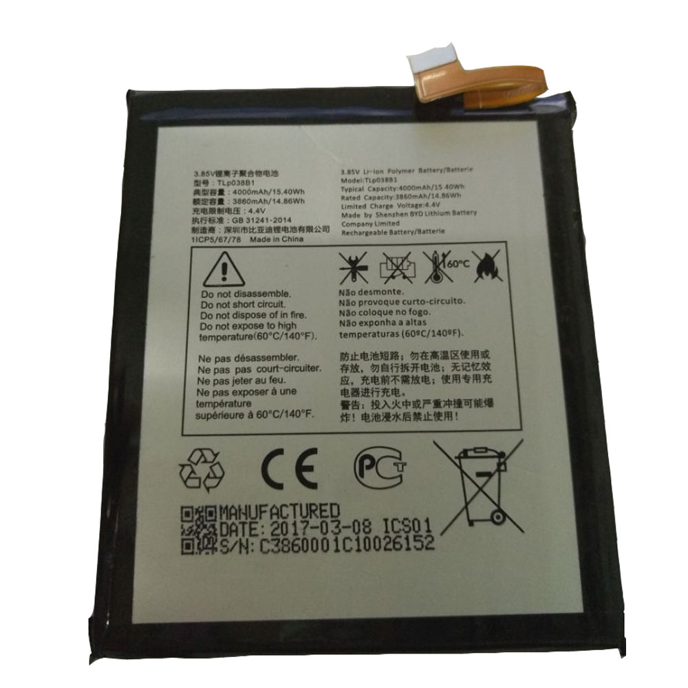 TLp038B1Smartphone akku