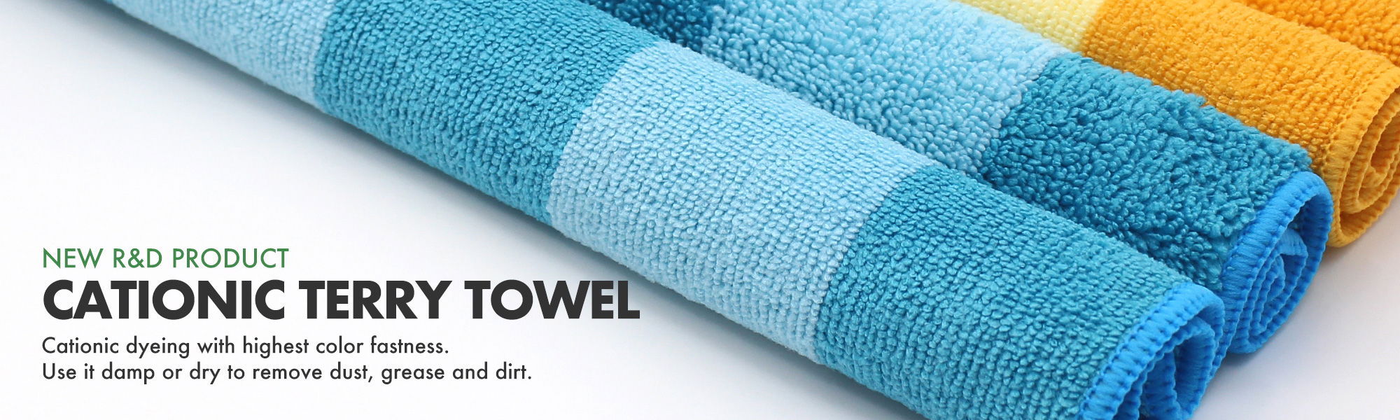 PLUSH TERRY TOWEL / WASHCLOTH - ROUND CORNER