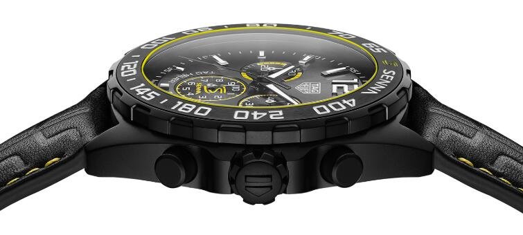 Replika Uhren TAG Heuer Formula 1 Chronographen Senna 43mm Edelstahl Sonderausgabe 1